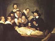 REMBRANDT Harmenszoon van Rijn The Anatomy Lesson of Dr.Nicolaes Tulp (mk08) china oil painting reproduction